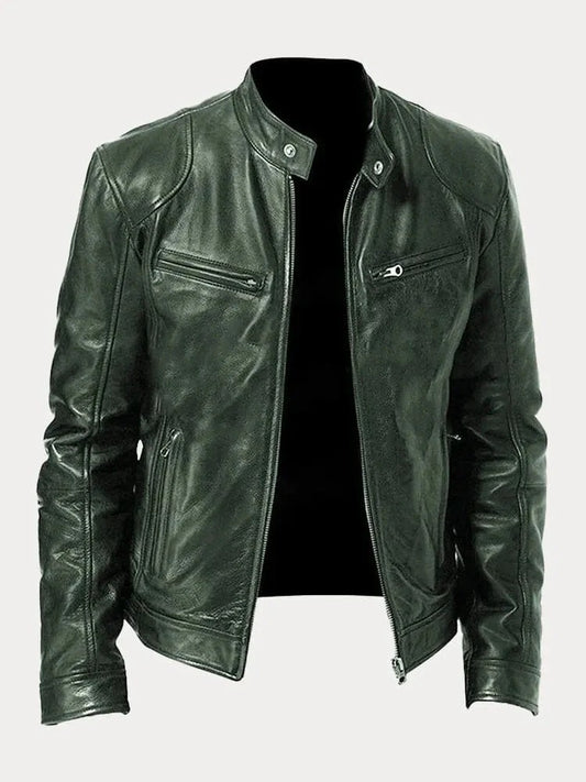 Jones | Chaqueta de cuero casual