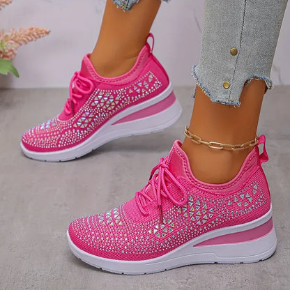 Giselle – Zapatillas ortopédicas con pedrería brillante