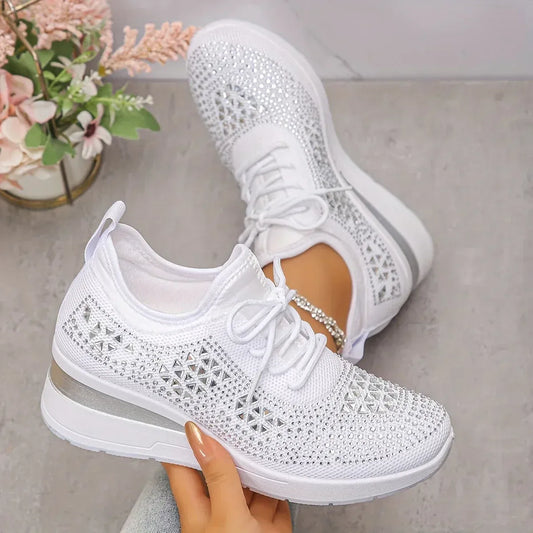 Giselle – Zapatillas ortopédicas con pedrería brillante