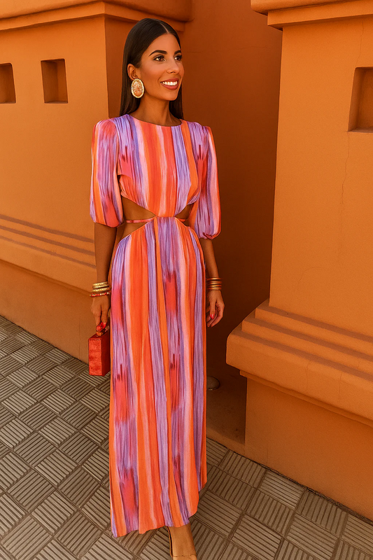 Ruty | Vestido midi con aberturas